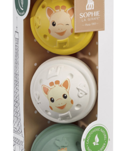 Baller i naturgummi, 3 stk - Sophie la Girafe