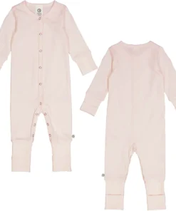 Müsli Ribb Bodysuit Lys Rosa