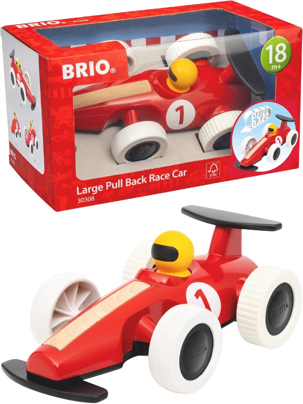 Brio Large Pull Back Race Car