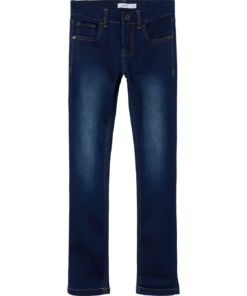 Name It Theo Xslim Sweat Jeans Dark Blue Denim