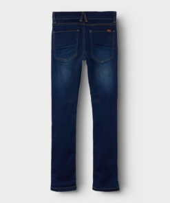 Alternative view of Name It Theo Xslim Sweat Jeans Dark Blue Denim