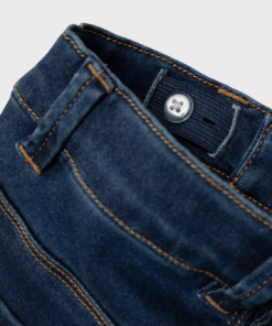 Alternative view of Name It Salli Bootcut Jeans Dark Blue Denim