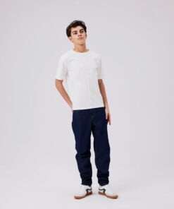 LMTD Nizza Denim Dad Pant Dark Blue Denim