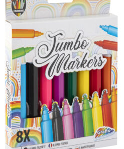 Grafix Tusjpenn Jumbo 8 stk