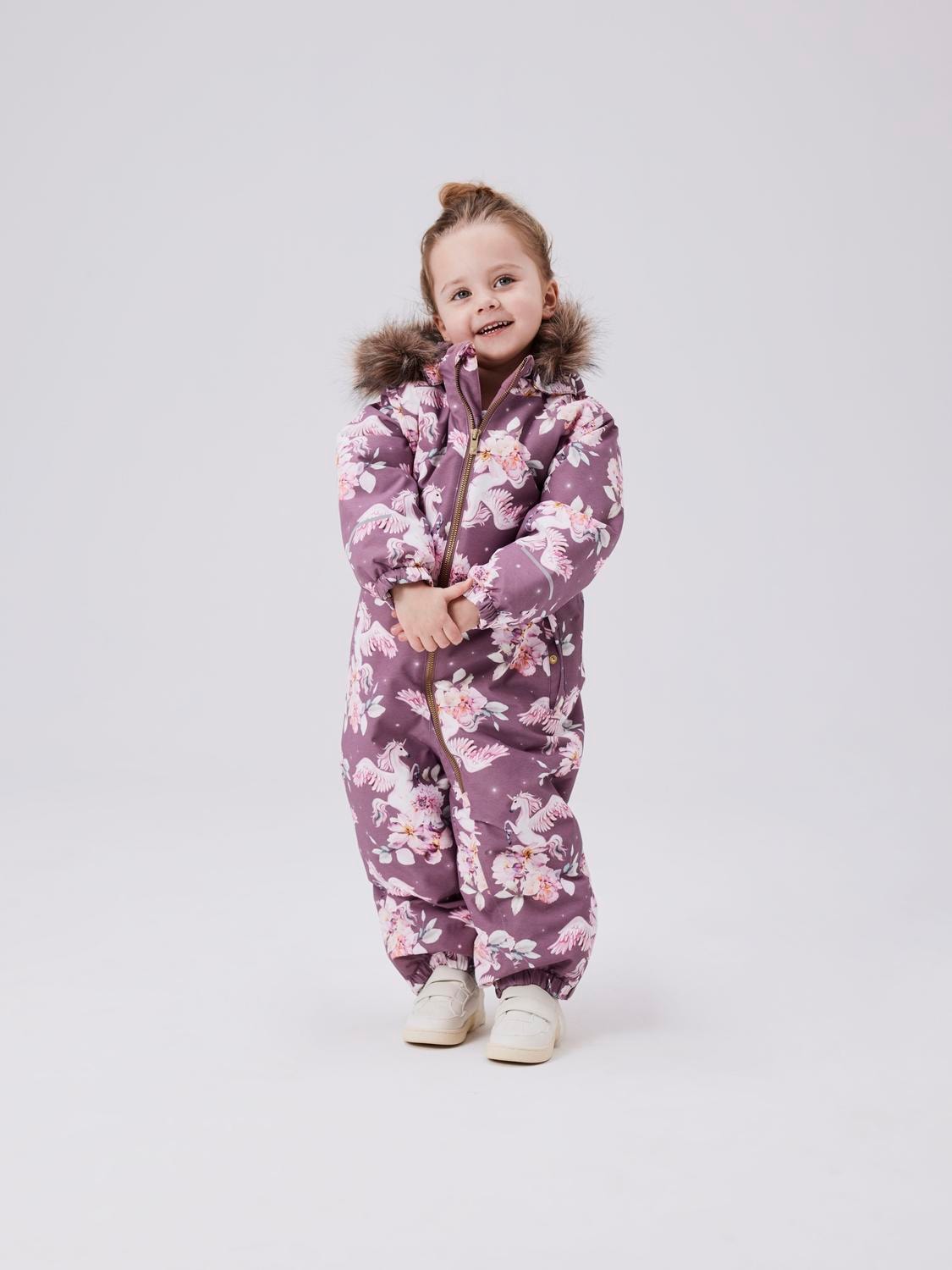 Name It Snow10 Suit Dress Grape Shake/Unicorn - Image 6