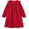 Fliink Dolly Dot Collar Dress Red