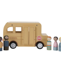 Alternative view of little dutch school bus