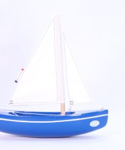 Maison tirot båt 20 cm blå
