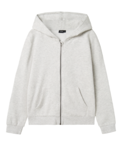 LMTD Nizu Bru Sweat Cardigan Light Grey Melange