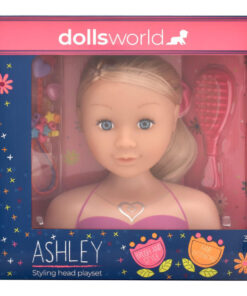 Dolls World Ashley Styling Head M/Utstyr