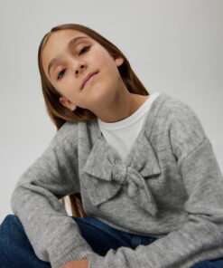 Alternative view of Name It Betty Knit Light Grey Melange