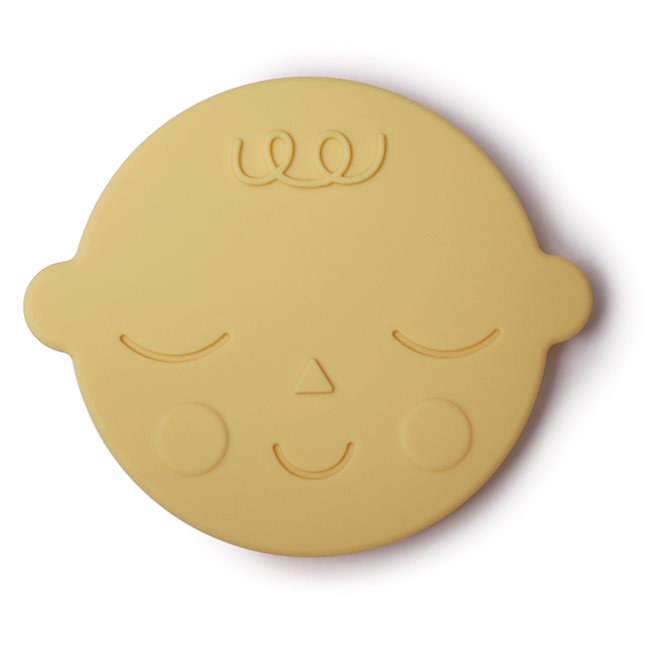 Mushie teether face gul