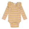 Petit Piao Body Modal Frill Max Striped