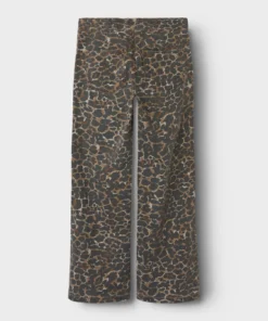 Alternative view of Name It Frose Wide Twill Pant Affogate/Leo