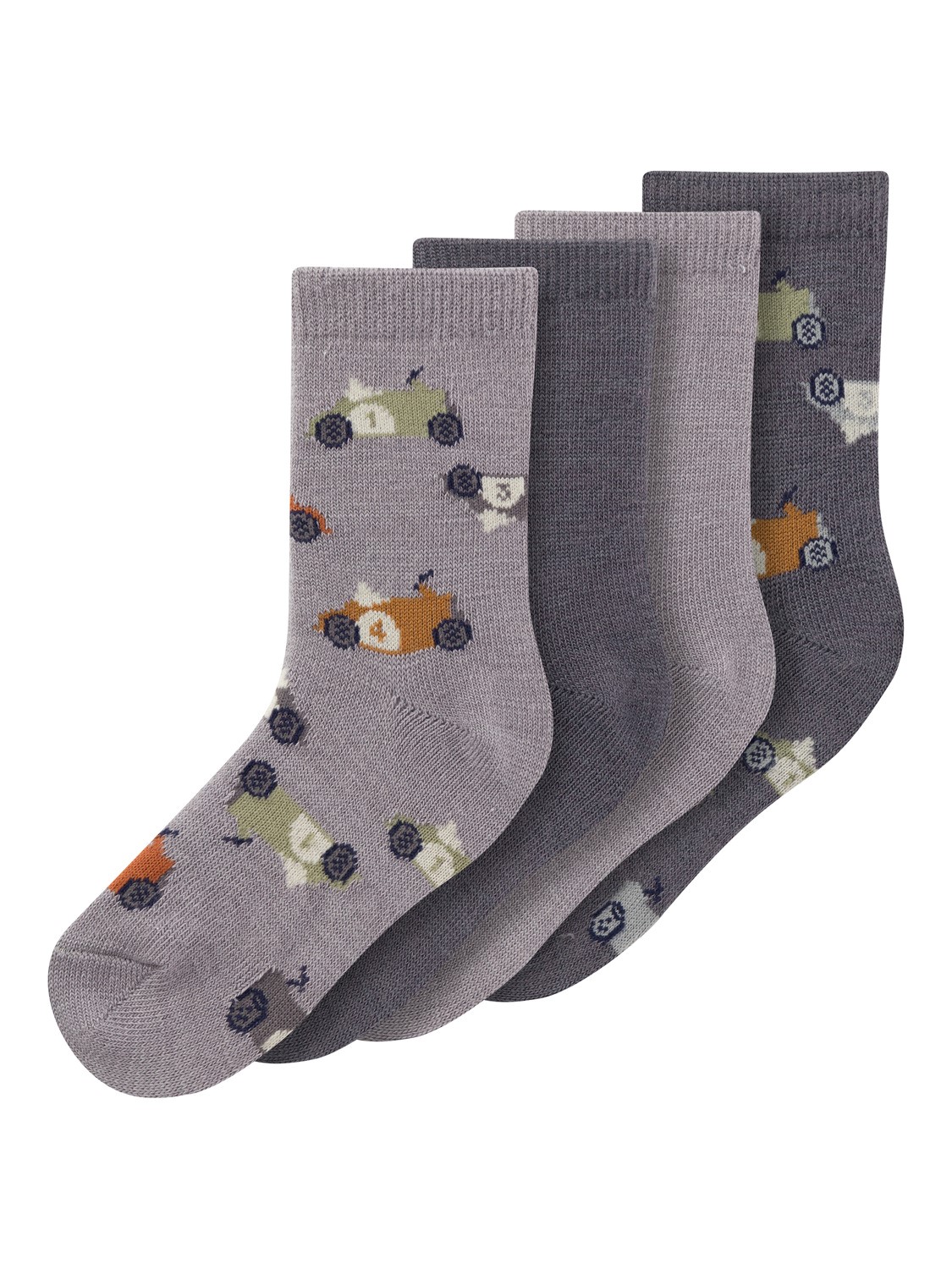Name It Wak Wool Socks 4 Pk Iron Gate