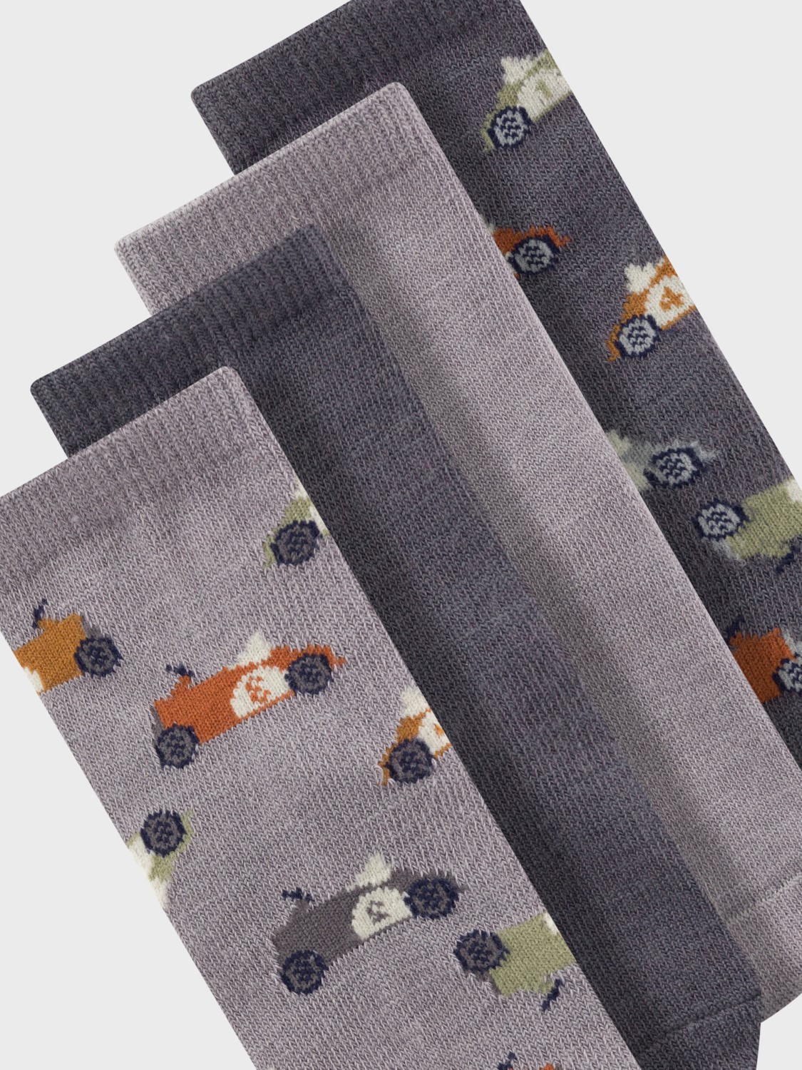 Name It Wak Wool Socks 4 Pk Iron Gate - Image 2