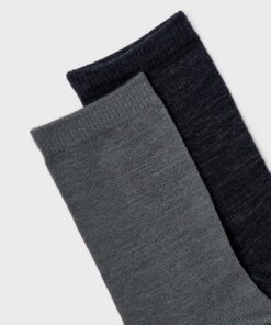 Alternative view of Name It Wak Wool 2 Pk Soks Iron Gate
