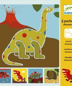 Sjablong med dinosaur