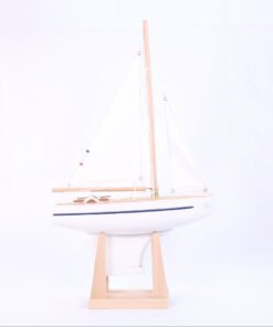 Maison Tirot båt 30 cm hvit