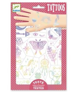Tatoveringer med lykkeamuletter - Djeco