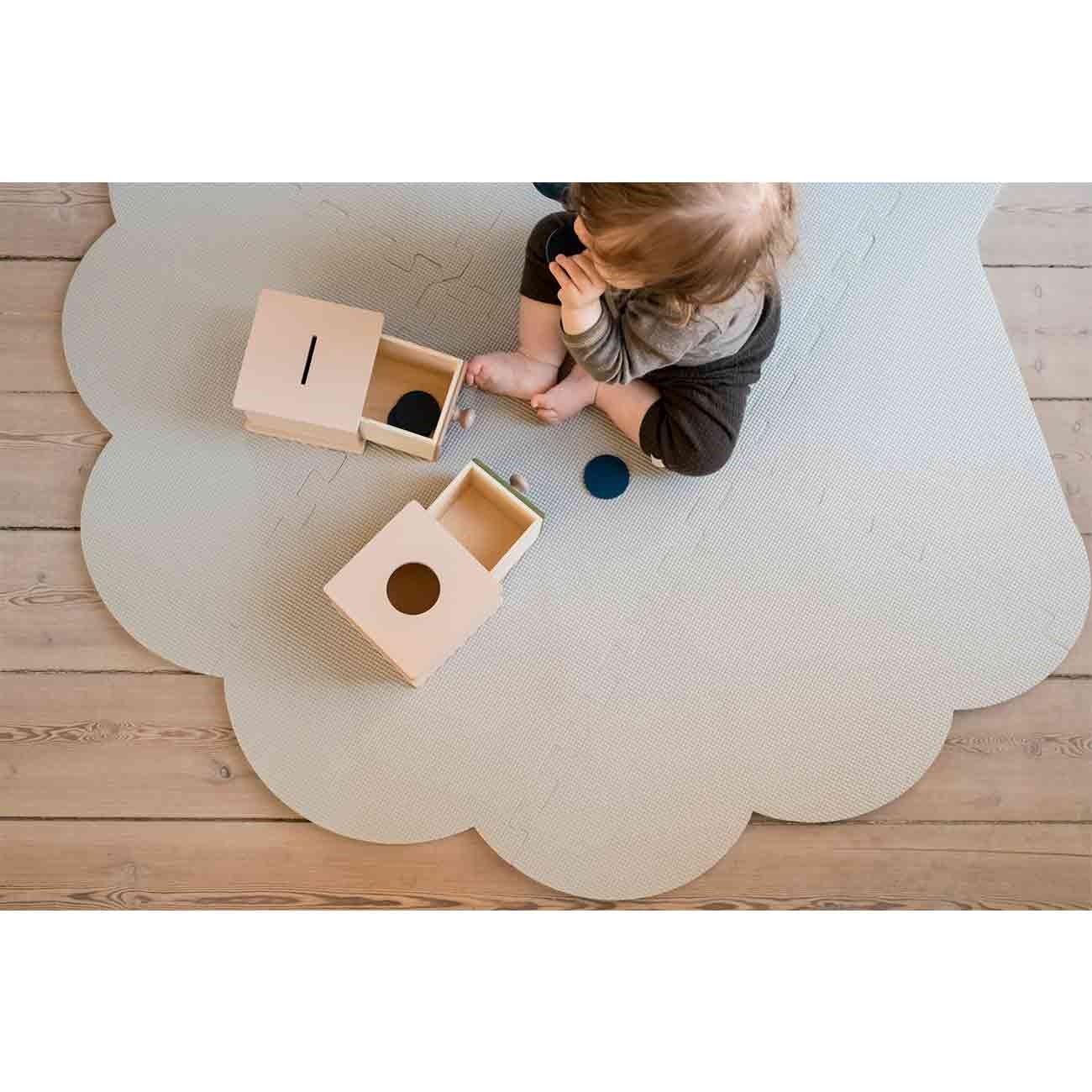 That's Mine Foam Play Mat Seashell Light Grey - Image 3