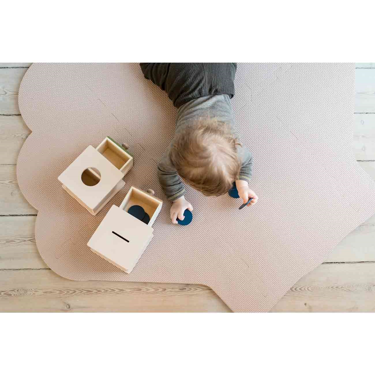 That's Mine Foam Play Mat Seashell Light Grey - Image 4