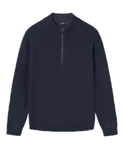 LMTD Nurjos Half Zip Knit Dark Sapphire