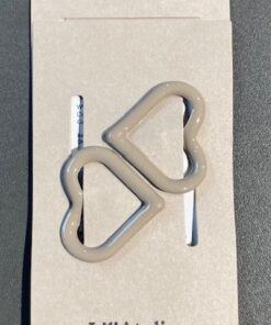 Lil Atelier Facc-Olina 2pk Hair Clips Shadow Gray