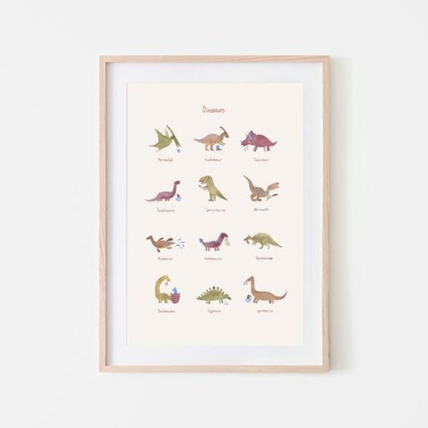 Mushie plakat dino liten