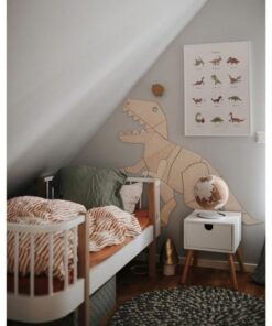 Alternative view of Mushie plakat dino liten