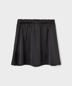 Alternative view of LMTD Satin Short Skirt Black