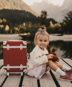 Alternative view of Olliella See-Ya Suitcase Sweetheart Red