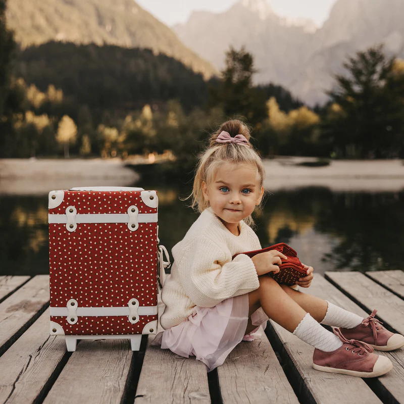 Olliella See-Ya Suitcase Sweetheart Red - Image 2