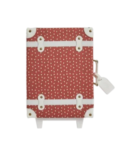 Olliella See-Ya Suitcase Sweetheart Red