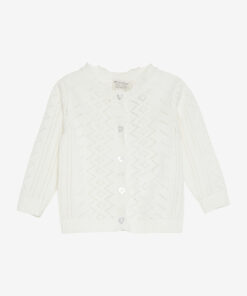 Cardigan Cardigan Strikk Snow White