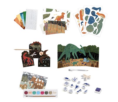 Stort hobbysett med dinosaurer - Djeco - Image 2