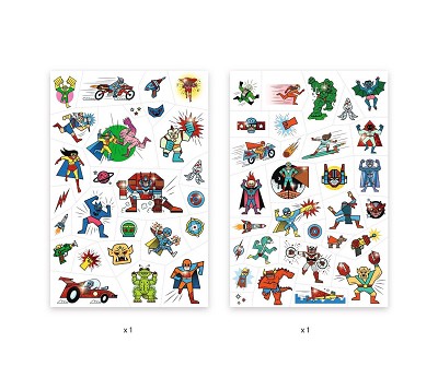 Tatoveringer med superhelter og skurker - Djeco - Image 2