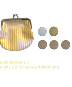 Alternative view of Kiko & gg telefon m/ mynter yellow