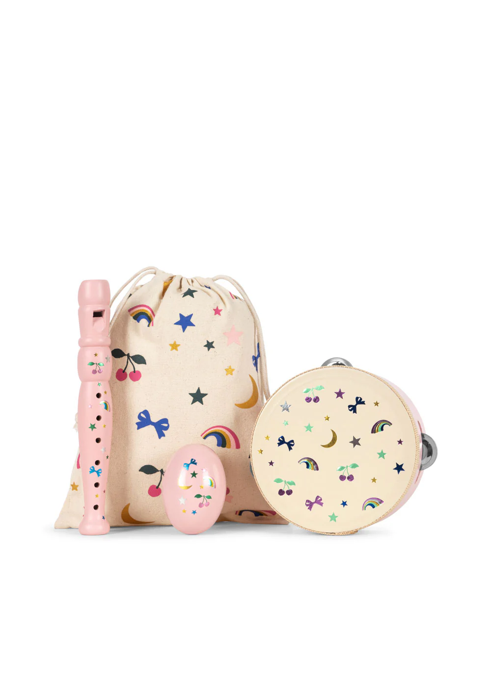 Konges Sljøyd Wooden Music Set Rainbow Twinkle