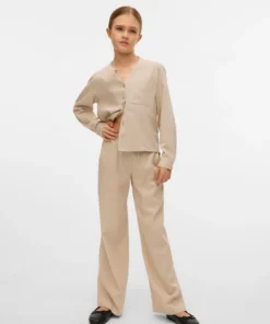 Vero Moda Girls Jesmilo Wide Pants Silver Lining
