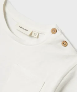 Alternative view of Lil Atelier Dolan Loose T-Shirt Coconut Milk