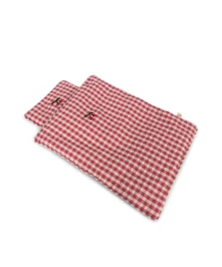 Konges Sløjd Doll Bedding Bubblegum Check