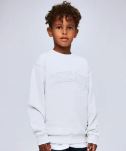 Alternative view of Name It lemster Reg Sweat Light Gray Melange