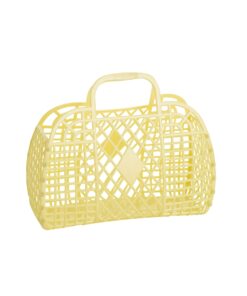 Sun Jellies Retro Basket Small yellow