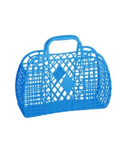 Sun Jellies Retro Basket Small Royal Blue