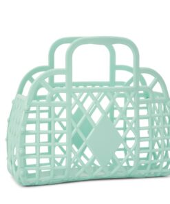 Sun Jellies retro basket small mint
