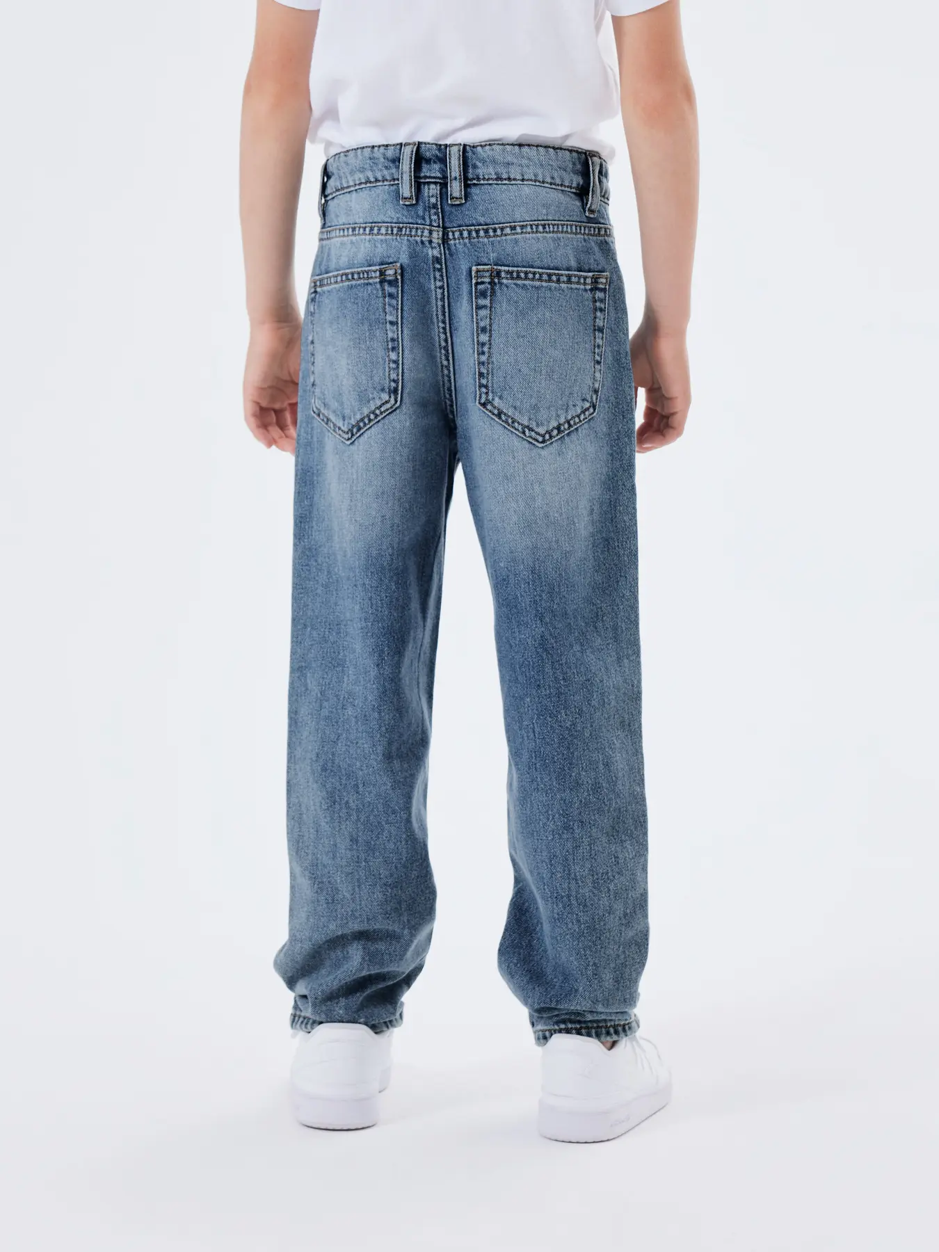 Name It Ryan Straight Jeans Medium Blue Denim - Image 5