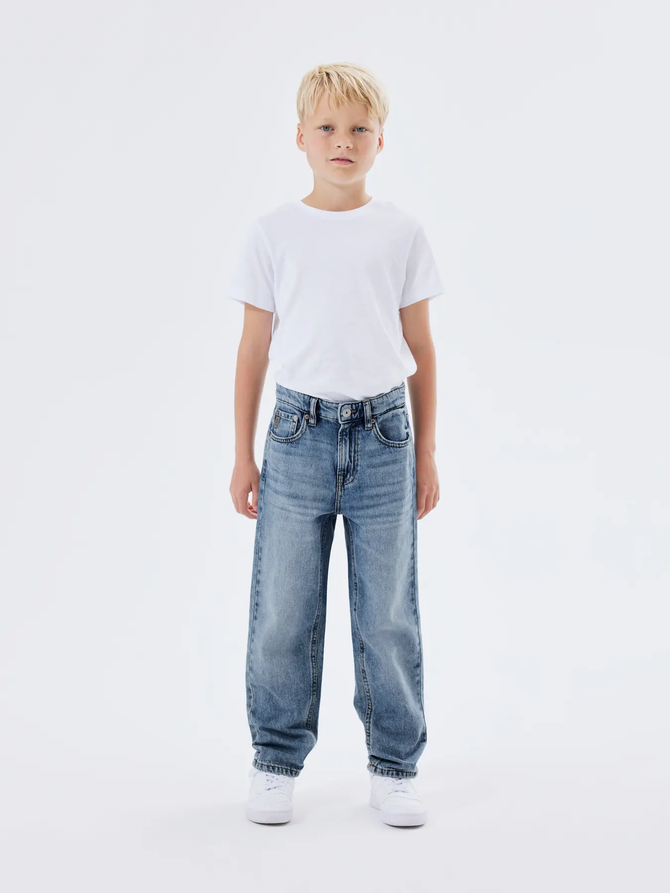 Name It Ryan Straight Jeans Medium Blue Denim - Image 4