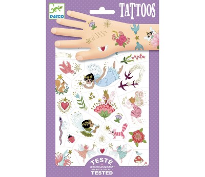 Tatoveringer med feer - Djeco