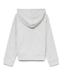 Alternative view of Vero Moda Girls Trina Zip Hoodie Light Gry Melange